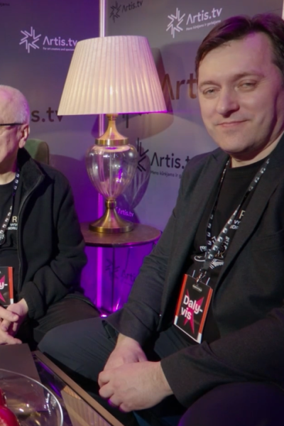 Interviu su džiazo legenda Vytautu Labučiu ir akordeonininku Andriumi Balachovičiumi